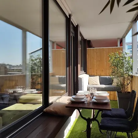 Apartamento Elegant 48sqm Eiffel - View & Large Terrace Paris